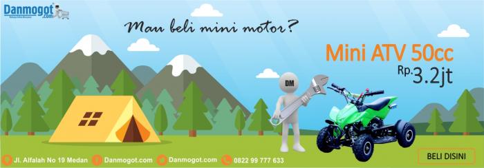 Mini motor untuk mengacu adrenalin di jalanan terjal